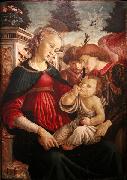 Sandro Botticelli Virgin and child with two angels France oil painting artist